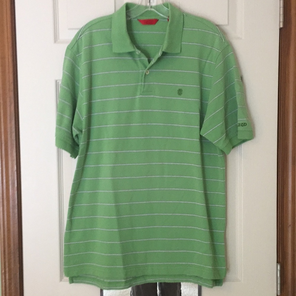 Izod brand green polo shirt